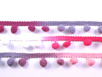 overloopkleurtjesband met bolletjes