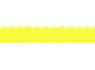elastiek met schulprandje 12 mm breed, neon geel