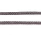 Koord 8 mm gevlochten katoenen koord, grijs
