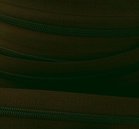 rits aan de meter, donkerbruin 4mm