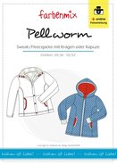 PELLWORM, damesvest in de maten S (34/36), M (38/40), L (42/44), XL (46/48), XXL (50/52)