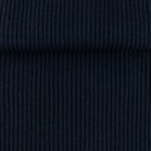  boordstof donkerblauw rib