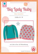 Big Lady Ruby, patroon van een shirt van MiaLuna 