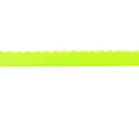 elastiek met schulprandje 12 mm breed, neon lichtgroen