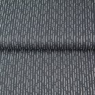 Stenzo: zwarte katoen met streepjes en stippenlijnen