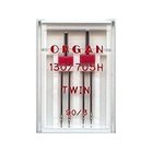 Organ 2 tweelingnaalden in &eacute;&eacute;n doosje 90/3.0