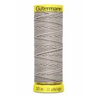 G&uuml;termann rimpelelastiek grijs 10 meter