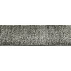taille-elastiek 4 cm breed: zilver met zwart /HALVE METER