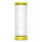 G&uuml;termann rimpelelastiek wit 10 meter