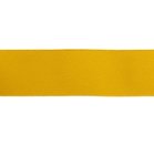 taille-elastiek 4 cm breed: effen oker-donker geel /HALVE METER