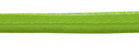 paspelband gifgroen met 4mm dik koord