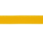 omvouwelastiek 2 cm breed met glimmende rand, oker