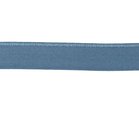 omvouwelastiek 2 cm breed met glimmende rand, jeansblauw