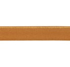 omvouwelastiek 2 cm breed met glimmende rand, cognac