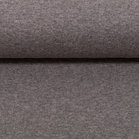 Heike melange: fijne boordstof  donkergrijs gem&ecirc;leerd