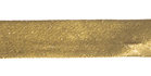 biaisband 13 mm, warm goud met een heel klein glimmend steekje
