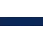 taille-elastiek 3 cm breed: kobalt-blauw/ HALVE METER