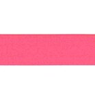 taille-elastiek 4 cm breed:  neon roze /HALVE METER
