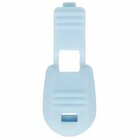 koordklem of koordeinde van kunststof lichtblauw