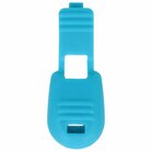 koordklem of koordeinde van kunststof turquoise