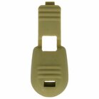 koordklem of koordeinde van kunststof legegroen