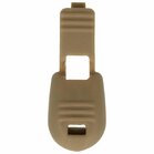 koordklem of koordeinde van kunststof taupe