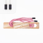 dubbelgeweven koord met vaste koordstoppers: oudroze