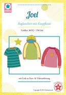 JOEL, raglanshirt met knoopjes in de zijnaad. 