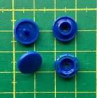 KAM snaps maat 20 snaps zdonkerblauw mat met langer steeltje / B58M20 long prong