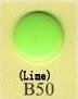 snap neongroen mat / B50M20