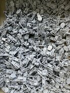 smal runnertje zilvergrijs 4mm