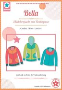 Bella, patroon van een vest in de maten 74/80 - 158/164