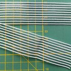 zeer dun en soepel gaaselastiek of rimpelband-elastiek wit 4 cm