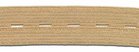 knoopsgatenelastiek zand 1,8 cm
