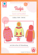Tasja, sweater en sweatjurk in de maten 74/80 - 158/164 