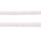 Koord 8 mm gevlochten katoenen koord, wit