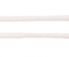 Koord 8 mm gevlochten katoenen koord, gebroken wit