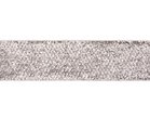 glitterband 25 mm, zilver