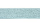 glitter-taille-elastiek mint 2,5 cm breed:  / HALVE METER