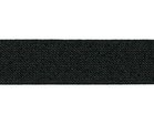 glitter-taille-elastiek zwart 2,5 cm breed:  / HALVE METER