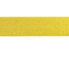 glitter-taille-elastiek goud 2,5 cm breed:  / HALVE METER