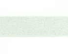 glitter-taille-elastiek gebroken wit/zilver 2,5 cm breed:  / HALVE METER