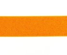 glitter-taille-elastiek oranje 2,5 cm breed:  / HALVE METER