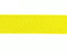 glitter-taille-elastiek geel 2,5 cm breed:  / HALVE METER