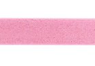 glitter-taille-elastiek roze 2,5 cm breed:  / HALVE METER