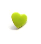 snaps appelgroen glanzend hartje, kleur 44