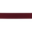 taille-elastiek 2,5 cm breed: bordeaux-heel donkerrood / HALVE METER  