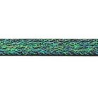 zwart elastiek met  blauw/groen glitterdraad