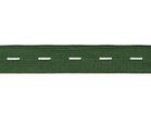 knoopsgatenelastiek legergroen 2 cm breed