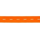 knoopsgatenelastiek oranje 2 cm breed